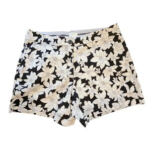 Crown & Ivy Black and White Floral Shorts